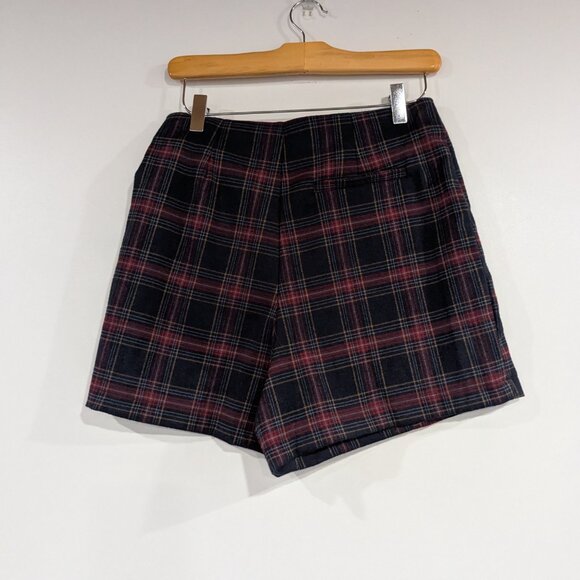 BNWT Cali 1850 Plaid Skort Navy Blue Red Size Medium - Picture 6 of 6